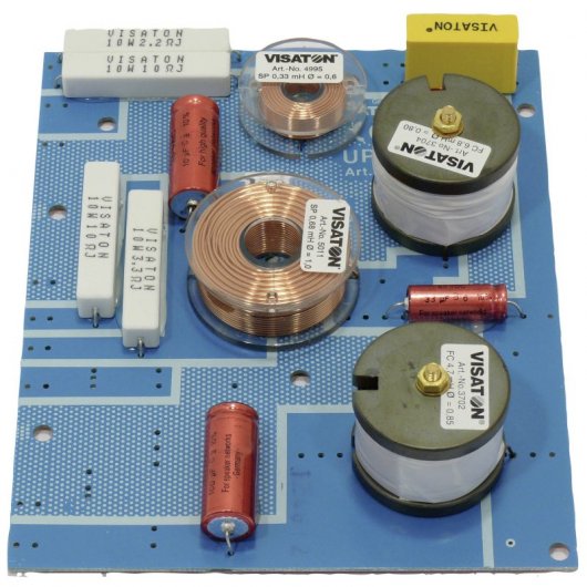 Visaton 130 NG Filtro de Bobinas y Condensadores 3 Vías/4 Ohm