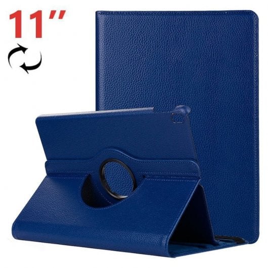 Custodia girevole in similpelle blu per iPad Pro 11"