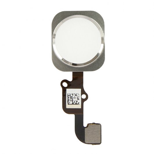 Pulsante Home bianco sostitutivo Avizar con fascia di connessione per iPhone 6 Plus