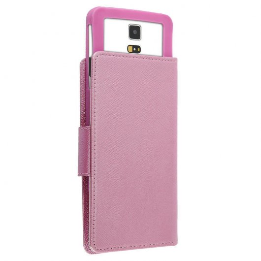 Avizar Funda Libro Rosa para Smartphone Max. 152x145x76mm