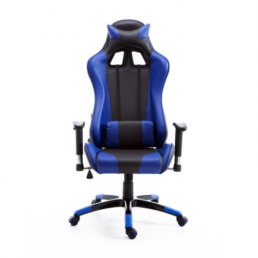 HomCom Silla Gaming Azul