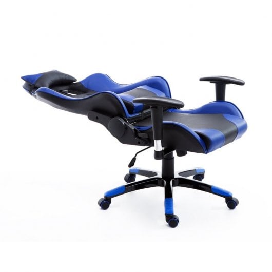 HomCom Silla Gaming Azul