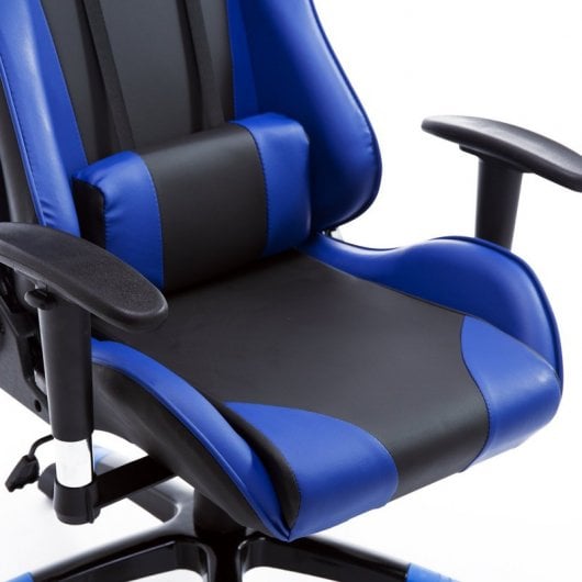 HomCom Silla Gaming Azul