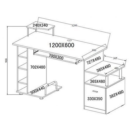 Homcom Mesa Oficina 152x60x88cm Negra