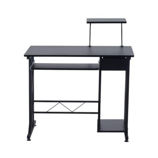 Homcom Mesa Oficina 90x50x95cm Negra