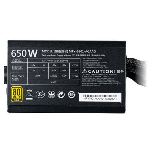 Cooler Master MWE Gold 650W 80 Plus Gold