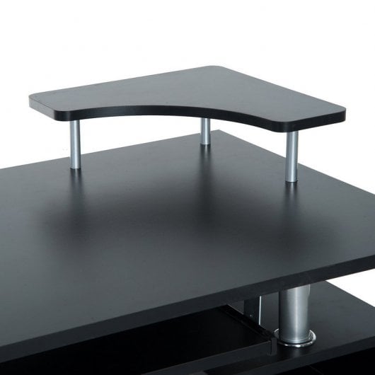 Homcom Mesa de Escritório 120x55x85cm Preta
