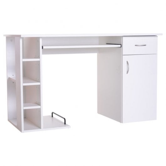Homcom Mesa de Escritório 120x60x74cm Branca