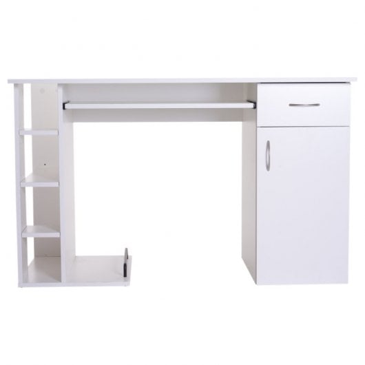 Homcom Mesa de Escritório 120x60x74cm Branca