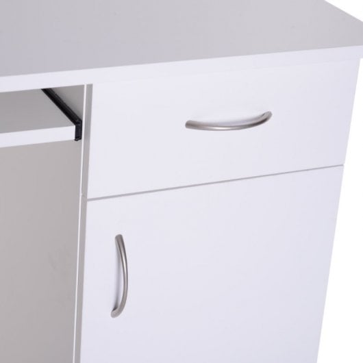 Homcom Mesa de Escritório 120x60x74cm Branca