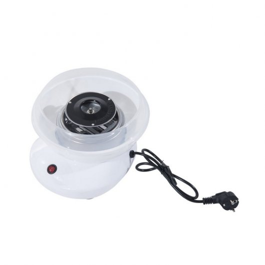 Homcom 800-016WT Máquina de Algodón de Azúcar Blanco