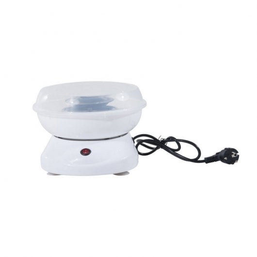 Homcom 800-016WT Máquina de Algodón de Azúcar Blanco
