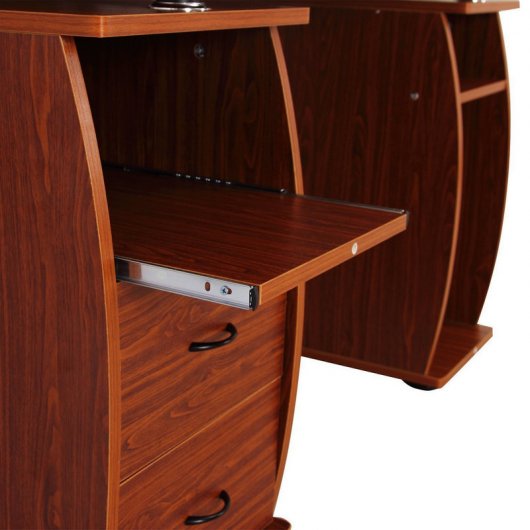 Homcom Mesa de Escritório 120x55x85cm Madeira