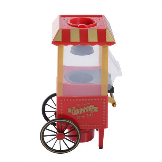 Homcom 800-038 Máquina de Pipocas Alumínio Vermelha