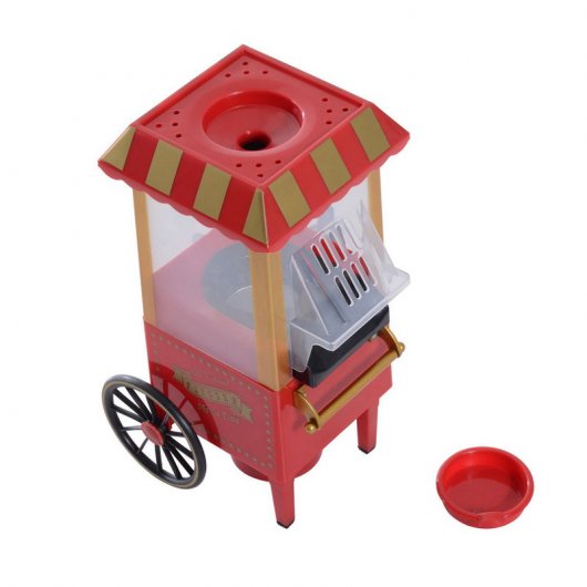 Homcom 800-038 Máquina de Pipocas Alumínio Vermelha