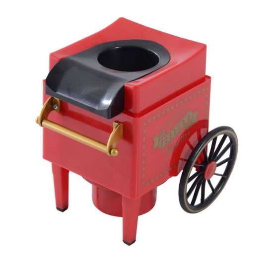 Homcom 800-038 Máquina de Pipocas Alumínio Vermelha