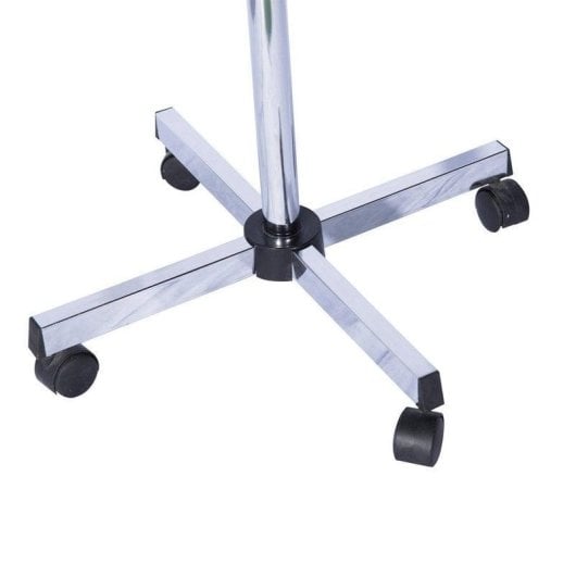 Secador de Cabelo Profissional Homcom Casco com Suporte 1100W Temperatura Ajustável Branco