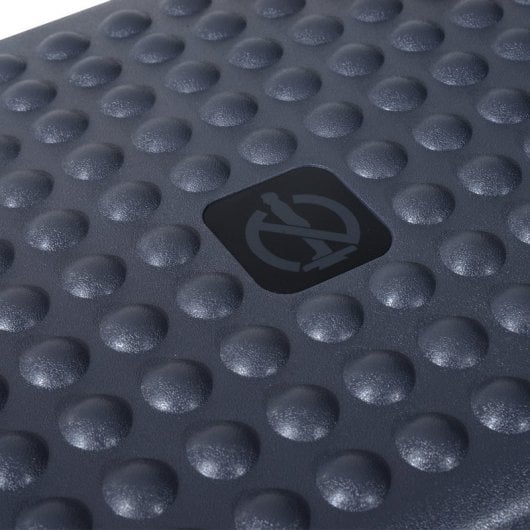 Homcom Reposapiés Ergonómico 46x35cm Negro