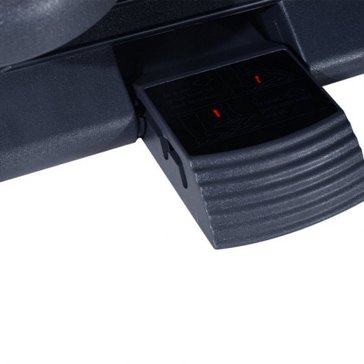 Homcom Reposapiés Ergonómico 46x35cm Negro
