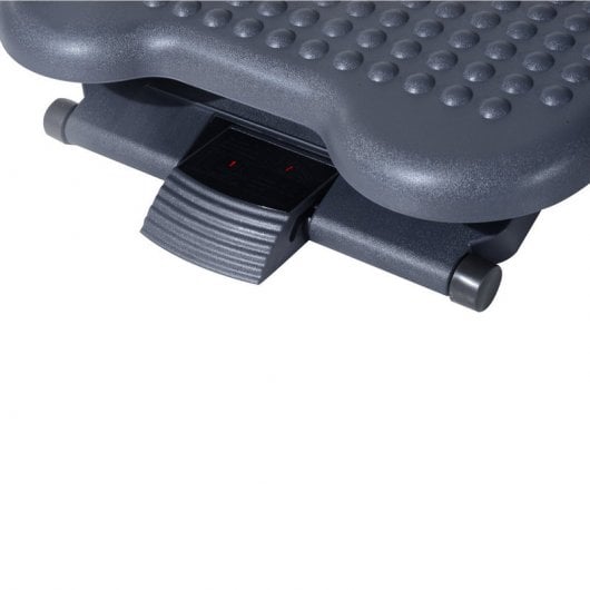 Homcom Reposapiés Ergonómico 46x35cm Negro
