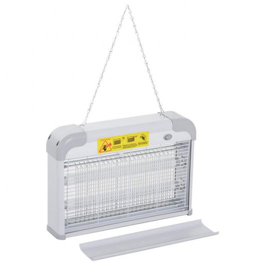 Outsunny Lámpara Anti-Insectos Eléctrica LED UV 20W