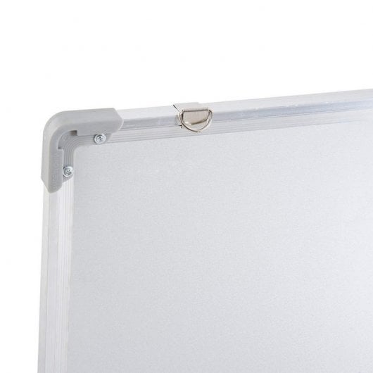 Homcom Pizarra Magnética con 10 Imanes/1 Borrador/4 Rotuladores 60x45cm Blanca
