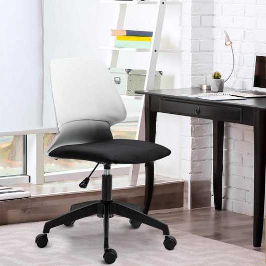 Vinsetto Cadeira de Escritório com Rodas Ajustável