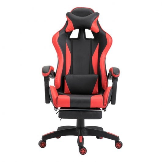 Vinsetto Silla Gaming Ergonómica Respaldo Alto Rojo/Negro