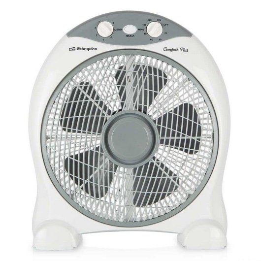 Ventilador de Suelo Orbegozo BF 1030 45W 3 Velocidades Silencioso Temporizador Asa Transporte