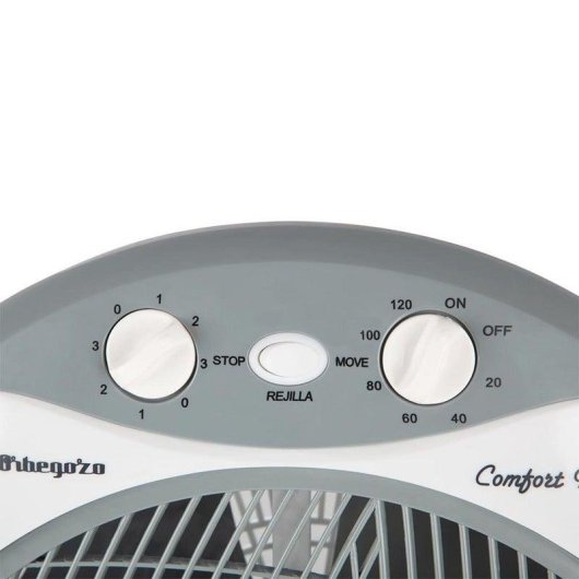 Ventilador de Suelo Orbegozo BF 1030 45W 3 Velocidades Silencioso Temporizador Asa Transporte