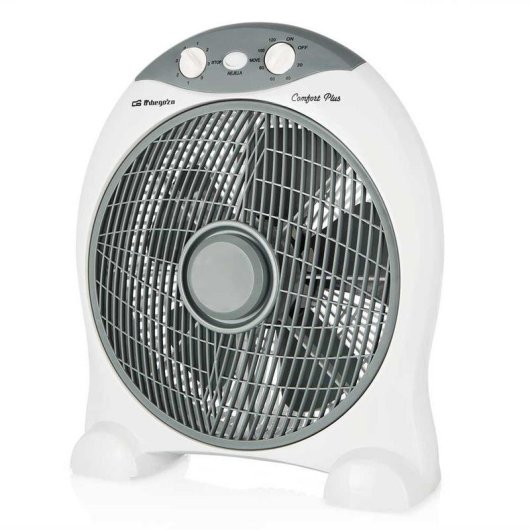 Ventilador de Suelo Orbegozo BF 1030 45W 3 Velocidades Silencioso Temporizador Asa Transporte