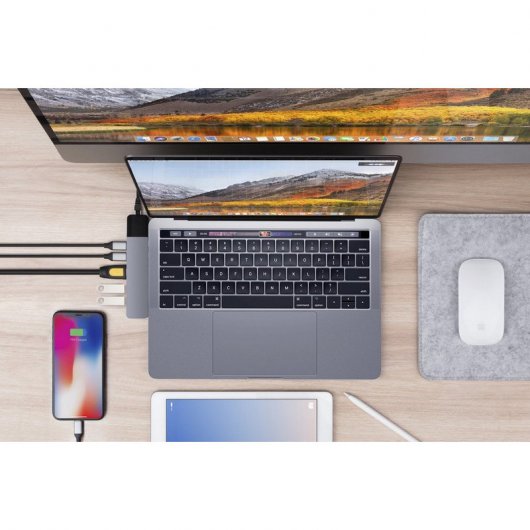 HyperDrive NET Gray Hub USB-C Multipuerto