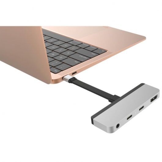 Hub multiporta HyperDrive USB-C argento per iPad Pro