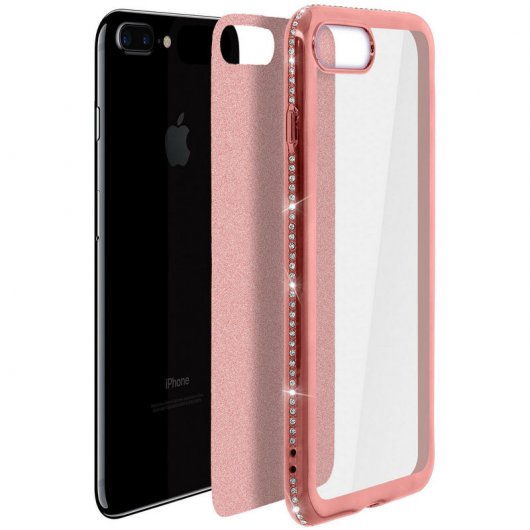 Avizar Funda Purpurina Rosa para iPhone 7 Plus/8 Plus