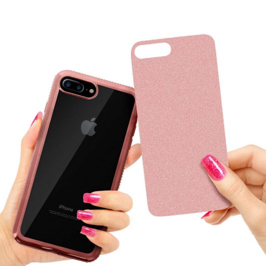 Avizar Funda Purpurina Rosa para iPhone 7 Plus/8 Plus