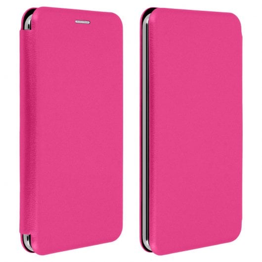 Custodia a Libro Avizar con Slide Fucsia per Smartphone da 5,4" a 6"