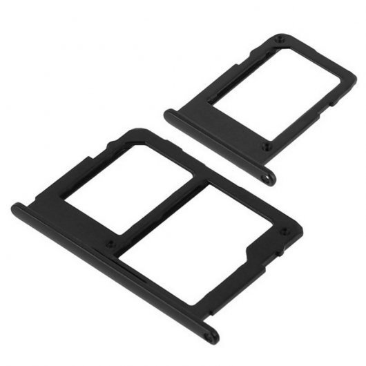 Avizar Ersatz-Nano-SIM-Kartenfächer für Samsung Galaxy J5 2017, Schwarz