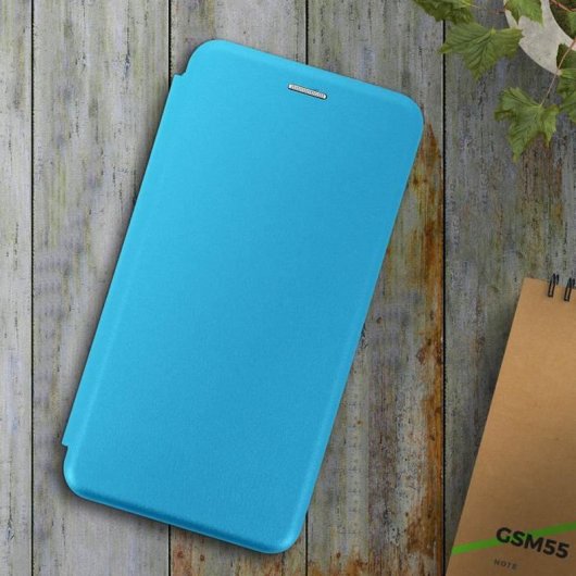 Custodia a libro Avizar con Slide Blu per Smartphone da 4,8" a 5,3"