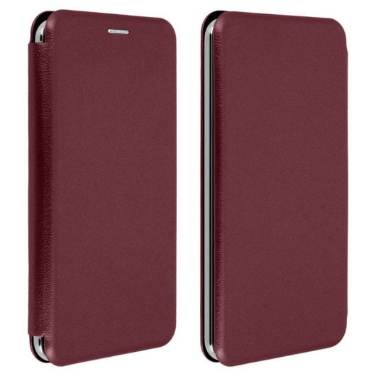 Custodia a Libro Avizar con Scorrevole Bordeaux per Smartphone da 4,8" a 5,3"