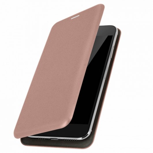 Avizar Funda Libro con Slide Champán para Smartphones de 5.4" a 6"