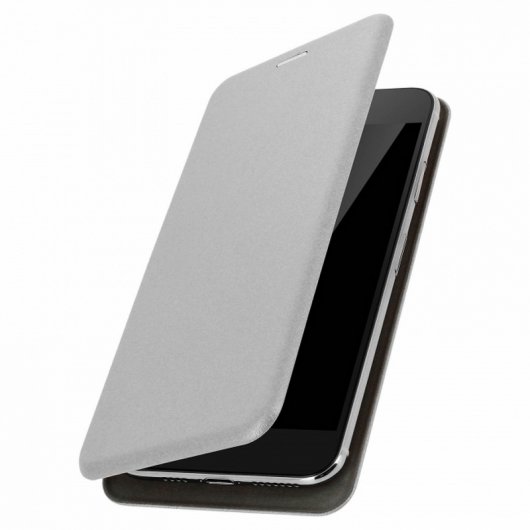 Avizar Funda Libro con Slide Gris para Smartphones de 3.8" a 4.7"