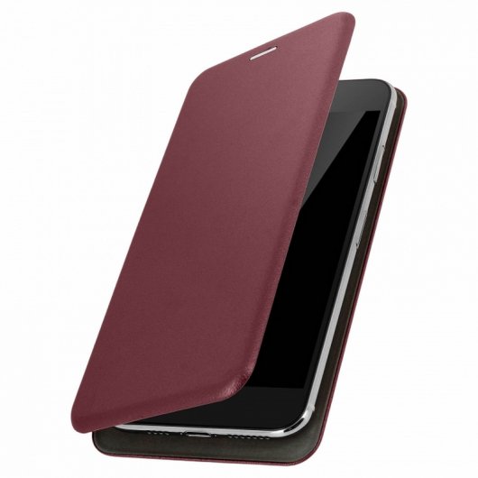 Avizar Funda Libro con Slide Burdeos para Smartphones de 3.8" a 4.7"