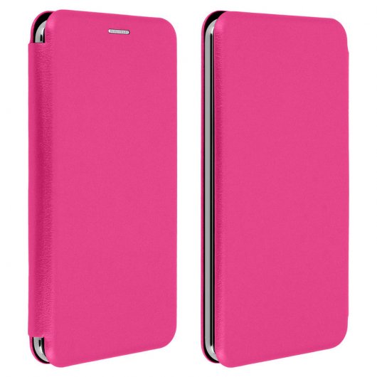 Avizar Funda Libro con Slide Fucsia para Smartphones de 3.8" a 4.7"