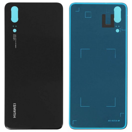 Cover posteriore nera originale Huawei per Huawei P20