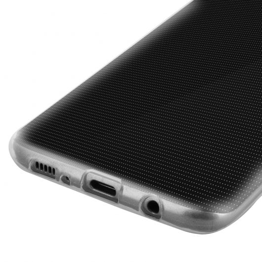 Avizar Funda de Silicona Transparente + Cristal Templado para Samsung Galaxy S8