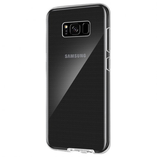 Avizar Capa Dupla Face de Silicone Transparente para Samsung Galaxy S8