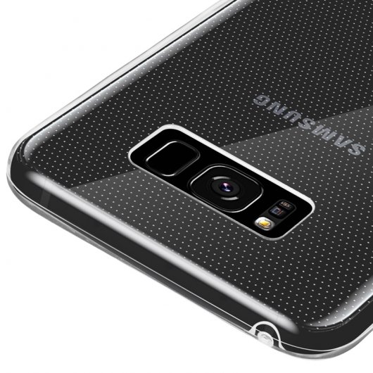 Avizar Capa Dupla Face de Silicone Transparente para Samsung Galaxy S8