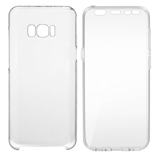Avizar Doppelte transparente Silikonhülle für Samsung Galaxy S8 Plus
