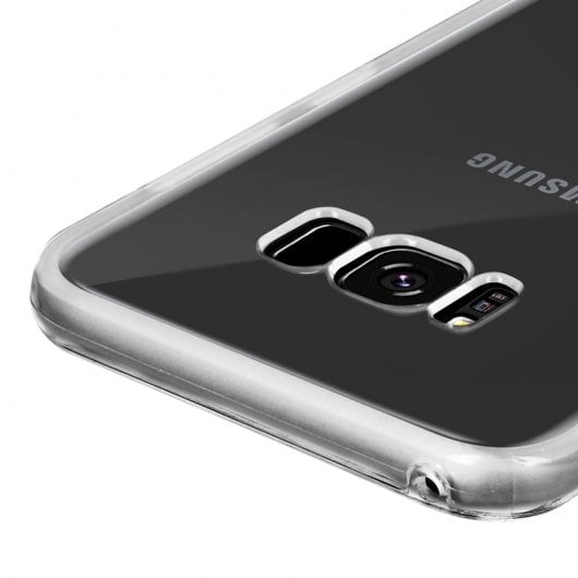 Avizar Doppelte transparente Silikonhülle für Samsung Galaxy S8 Plus