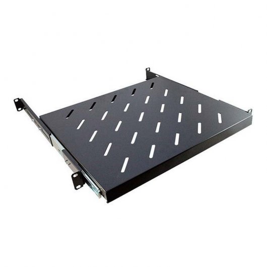 Powergreen Bandeja Móvel 1U para Armario Rack de Parede de 19" com Fundo de 45cm